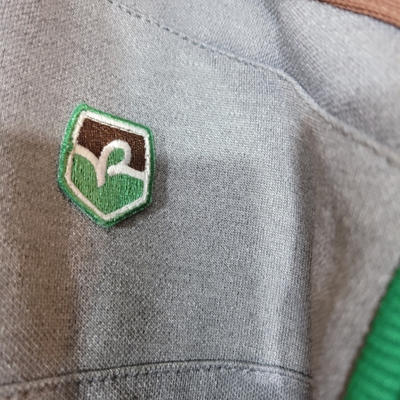 Chocolate and grey Rocawear Track jacket sm - Picture 6 of 11